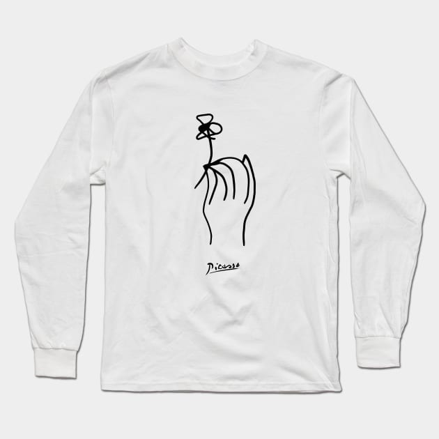 Pablo Picasso Long Sleeve T-Shirt by Antho